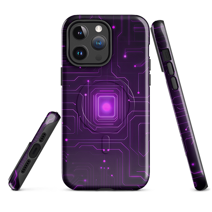 Neon Circuitry iPhone® MagSafe® Tough Case product image (4)