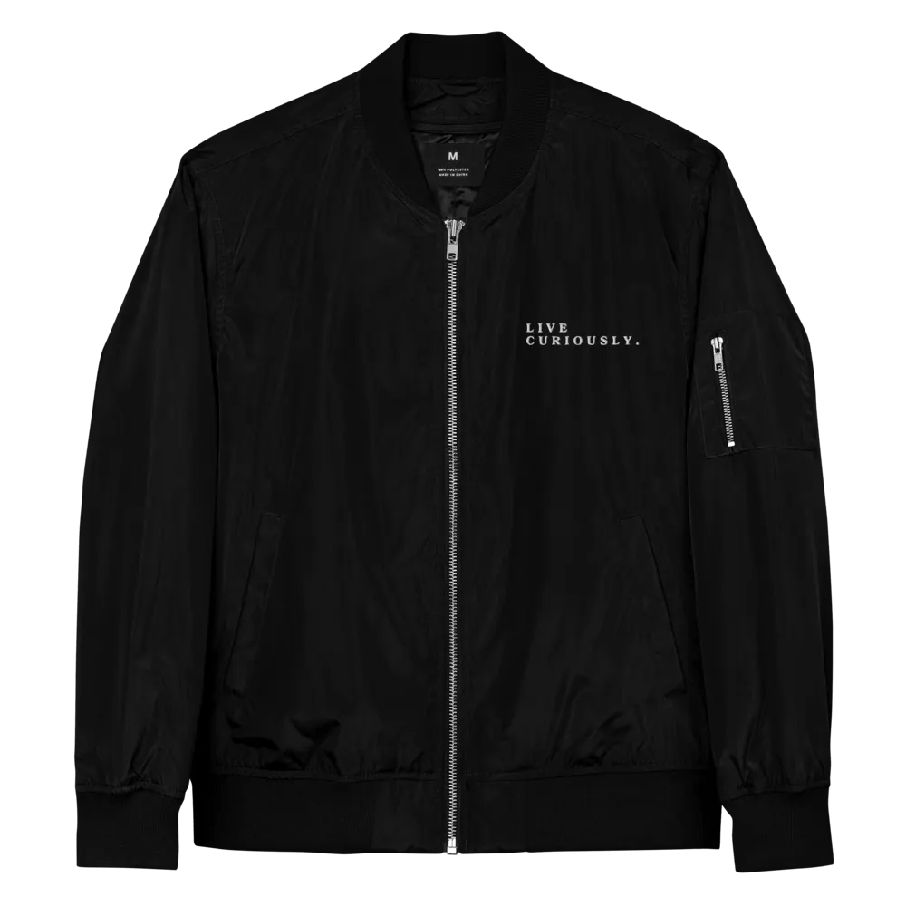 Live Curiously Embroidered Bomber Jacket product image (4)
