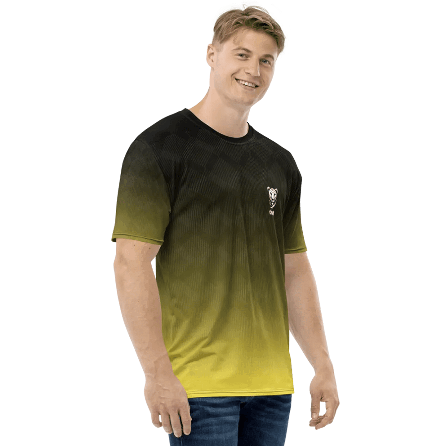 yellow wave sport T-Shirt product image (4)