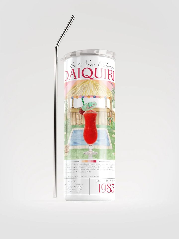 NEW ORLEANS DAIQUIRI TUMBLER - WHITE product image (1)