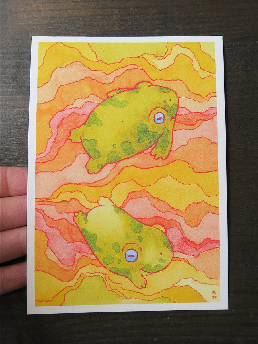 print : trippy frogs product image (2)
