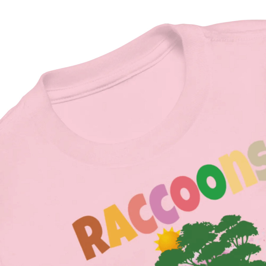 Raccoons Colorful Funny Cute Bella +Canvas Toddler T-Shirt – Funny Shirt, Best Gift for Kids product image (6)