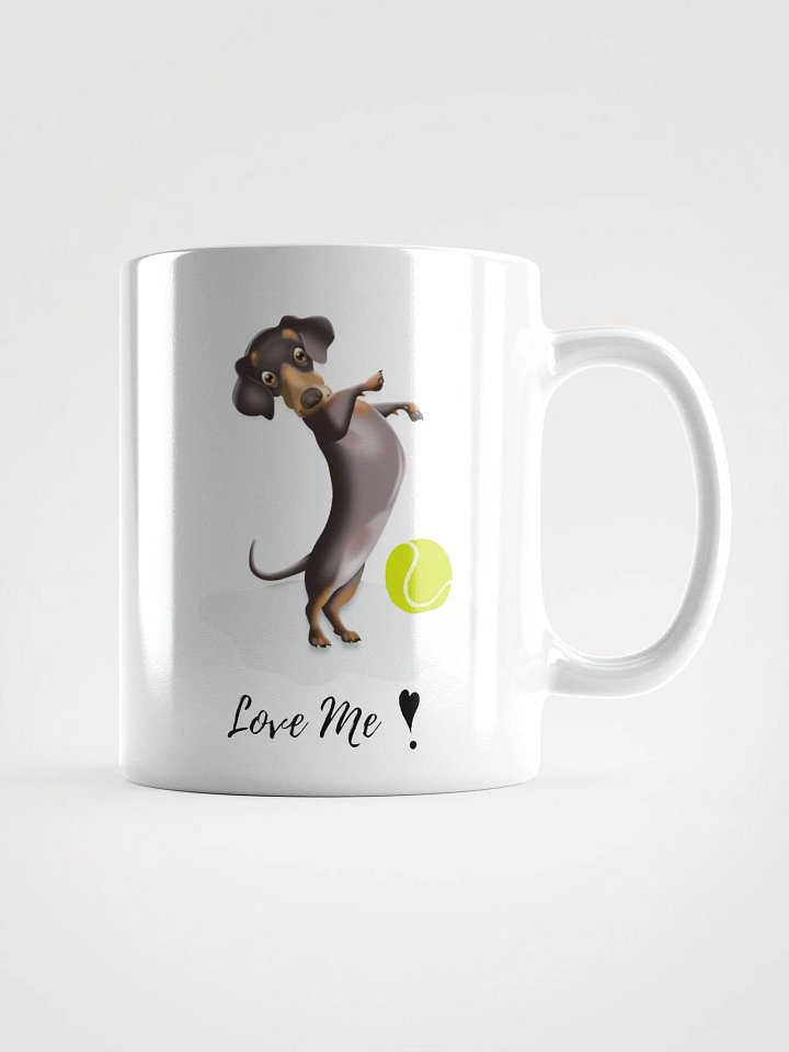 Playful Pup White Glossy Mug product image (1)