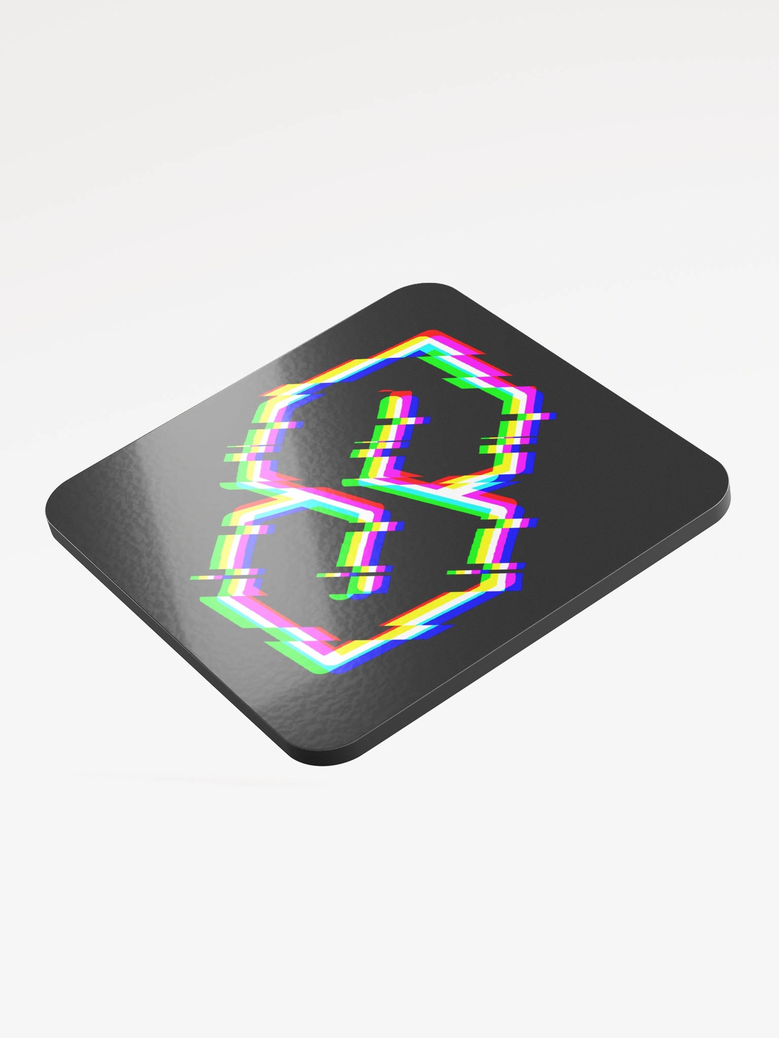 Glitch Era Glass Coaster product image (3)