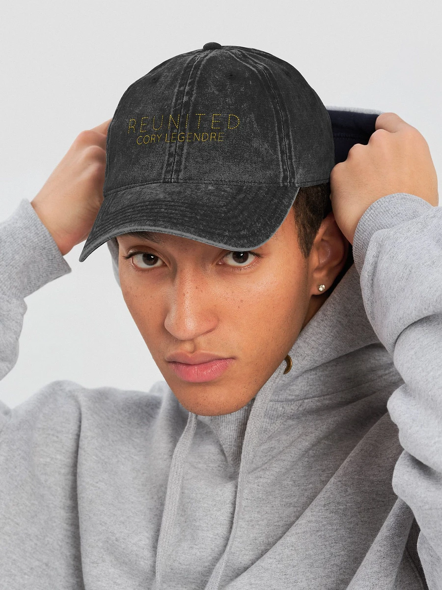 REUNITED Embroidered Denim Cap product image (17)