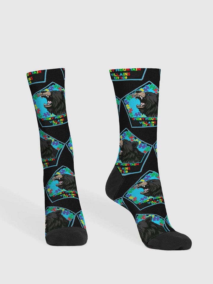 SMV Autism Awareness Logo socks product image (2)
