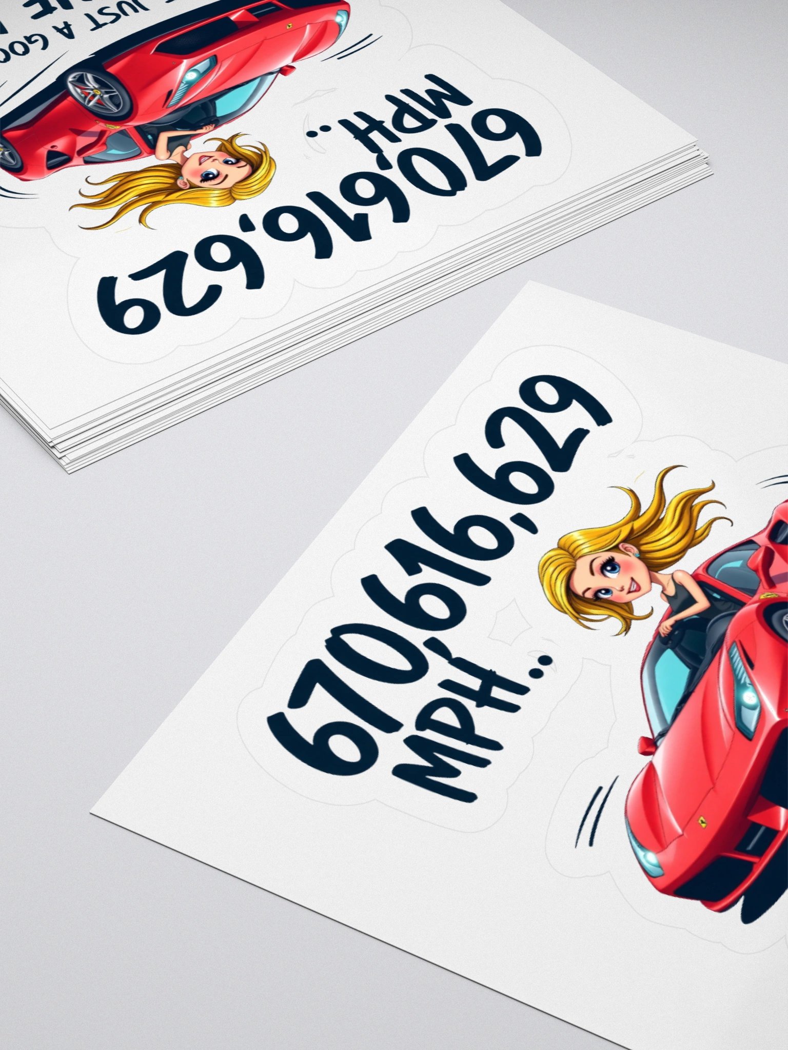 Law of Speed Kiss Cut Stickers product image (12)