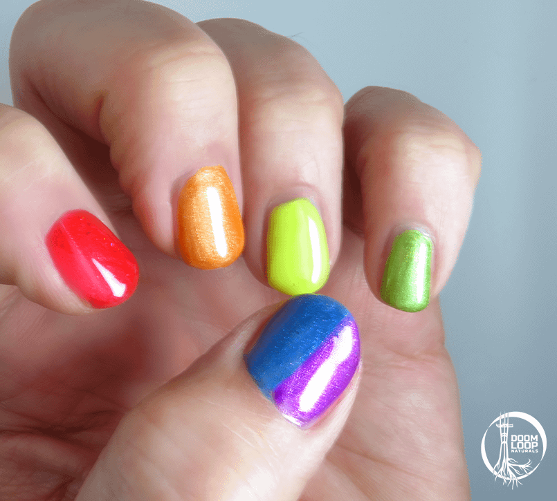 PRIDE IS A RIOT - Pride Rainbow Inspired Doom Loop Nail Polish Set product image (2)