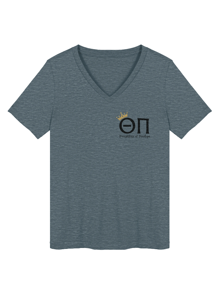 Theta Pi V-Neck Small logo black product image (2)