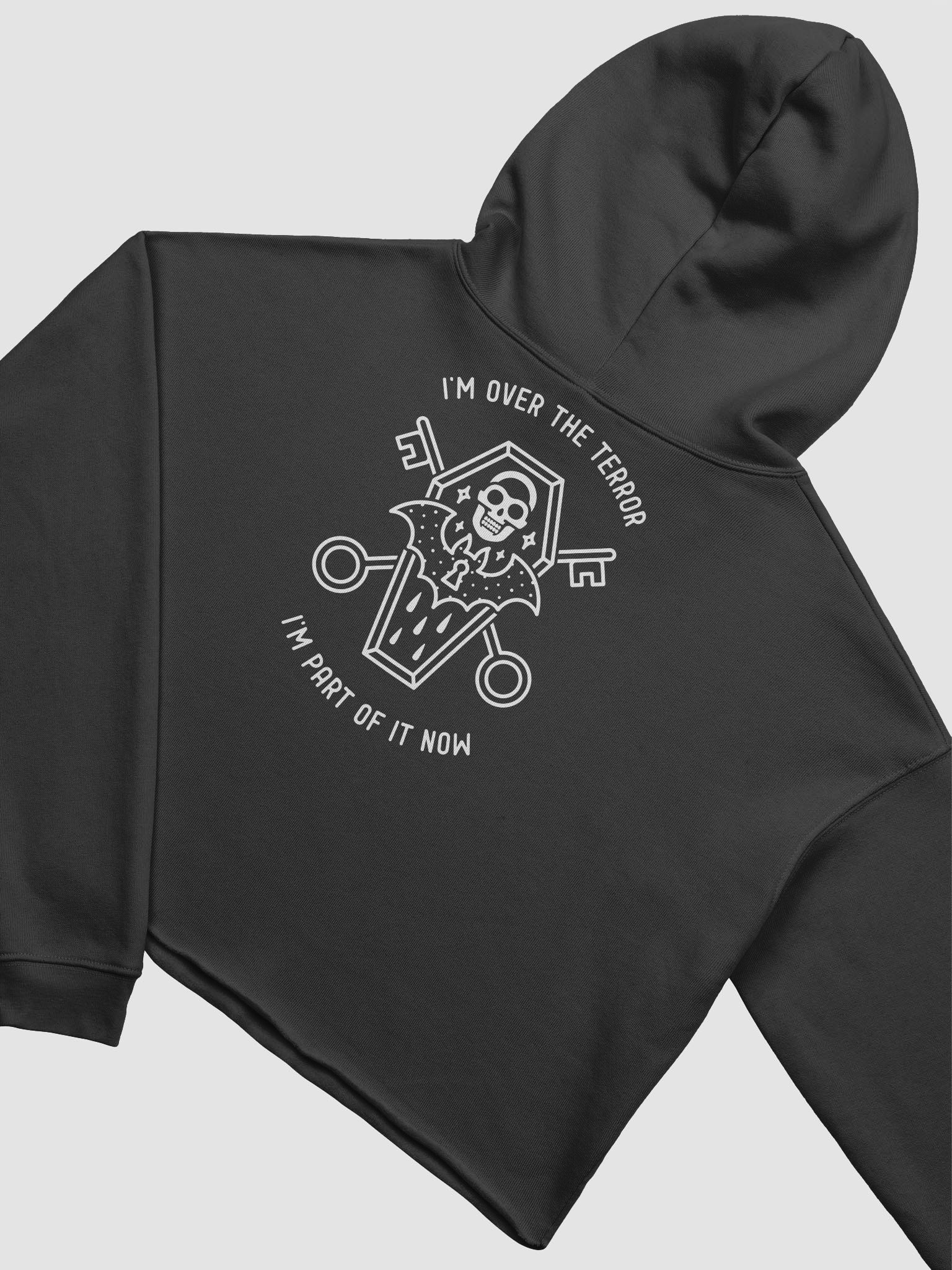 Sleeping Skelly Cropped Hoodie product image (16)