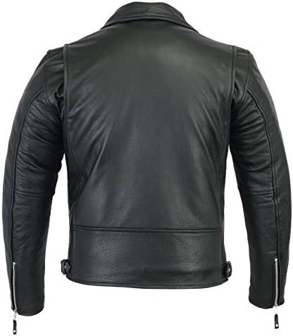 A&H Classic Leather Biker Jacket V1 [MENS] product image (2)
