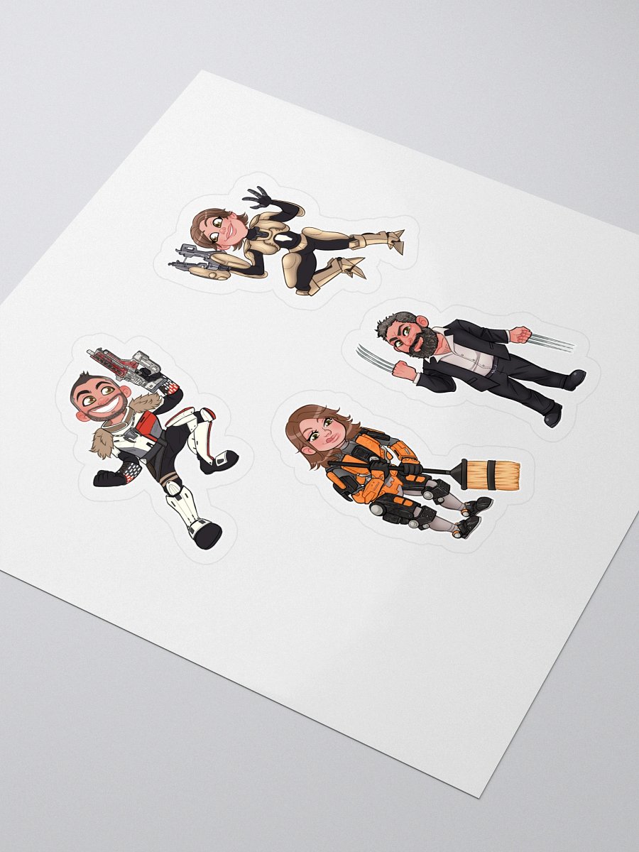 Sticker Toons - Destiny and Logan Wolverine product image (3)