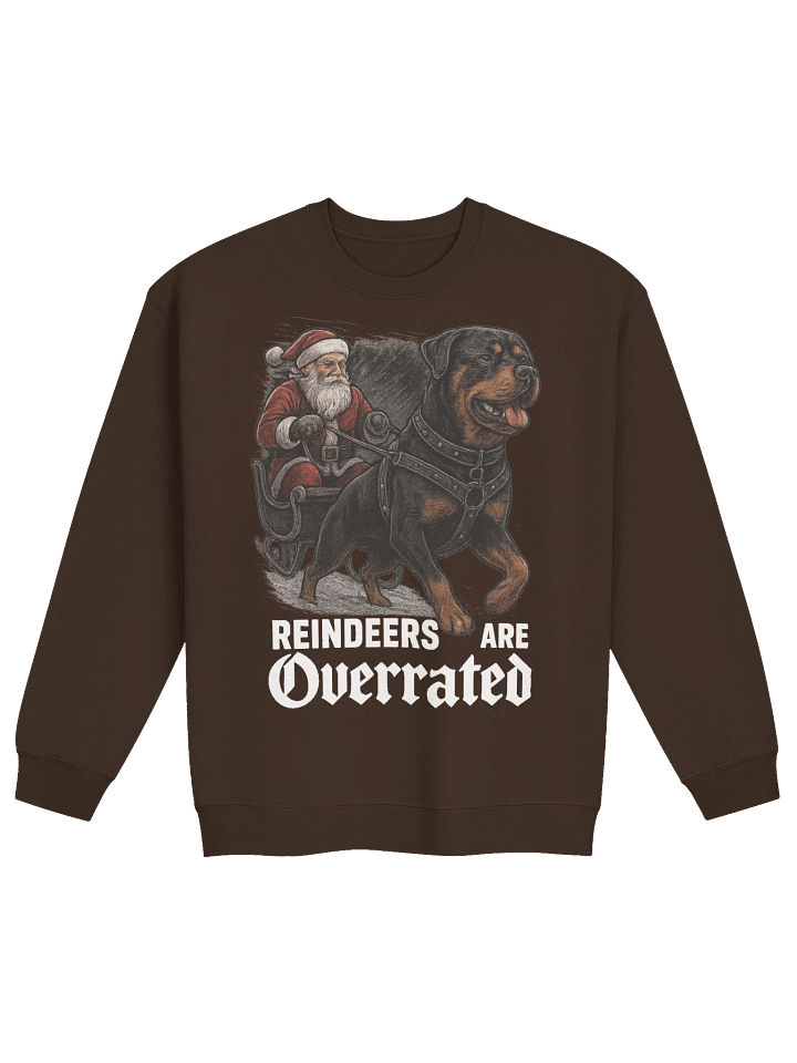 Rottweiler - Reindeers are overrated Crewneck product image (2)