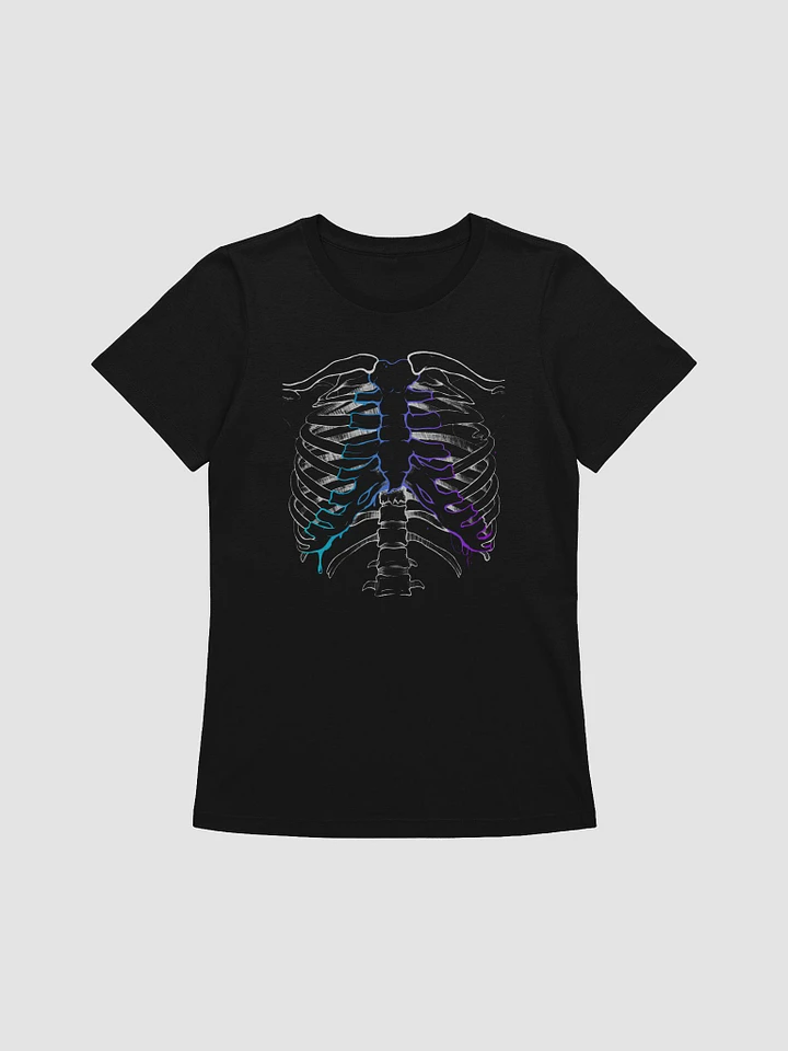 Graident Rib Femme Line Tee - Black product image (1)