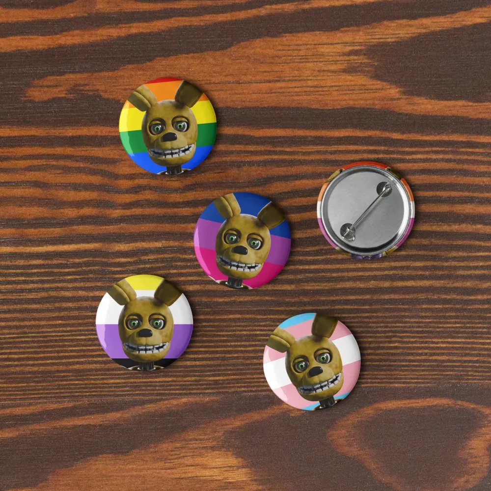 Springy Bright Pride Pins! (Set 1) product image (2)
