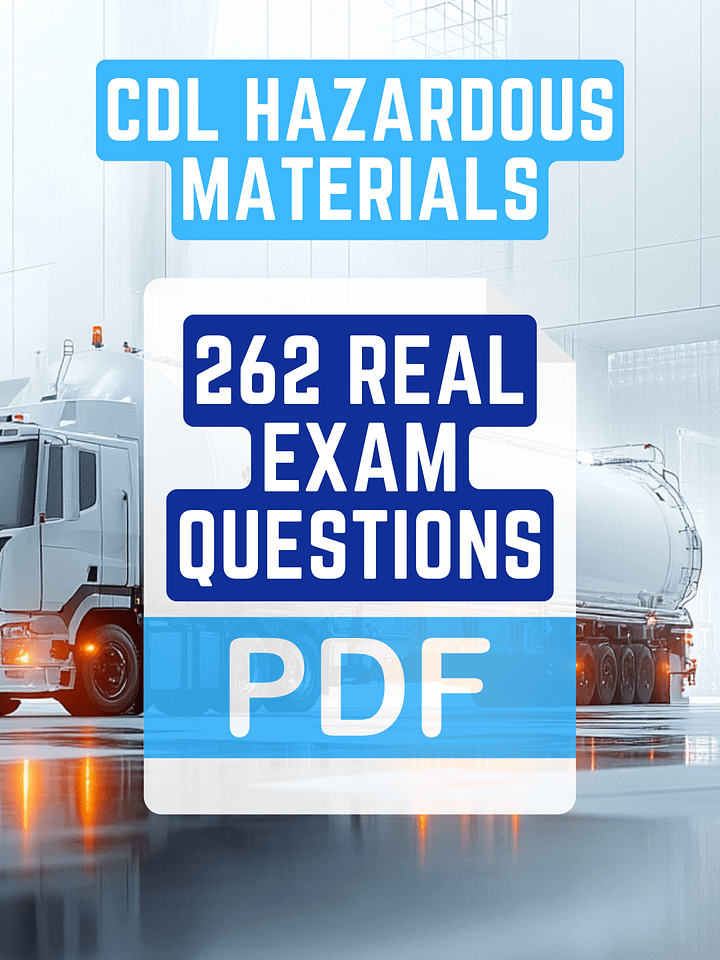 CDL Hazardous Materials Test (PDF file) product image (1)