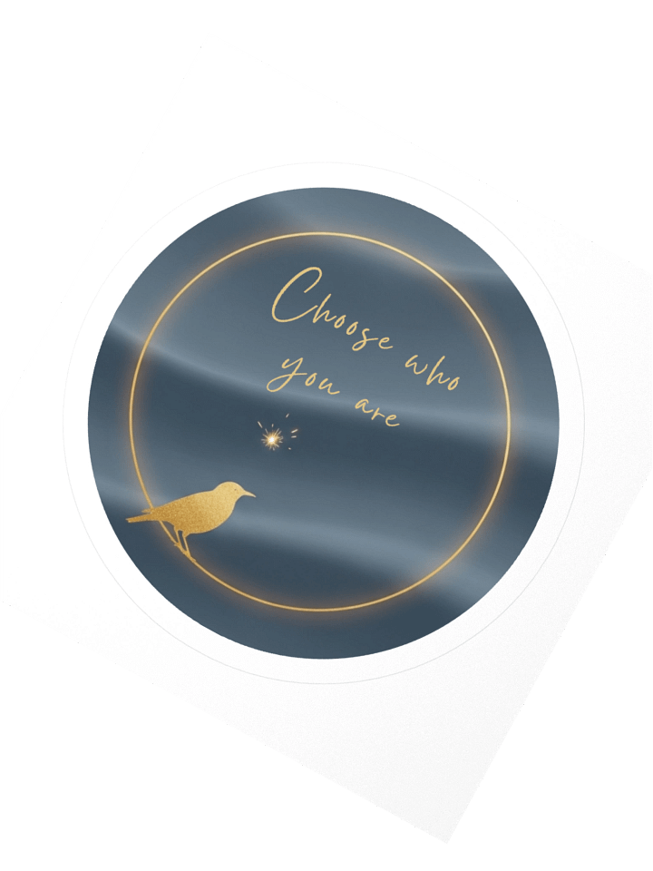 Choose Who You Are — Selkie Starling Sticker product image (4)