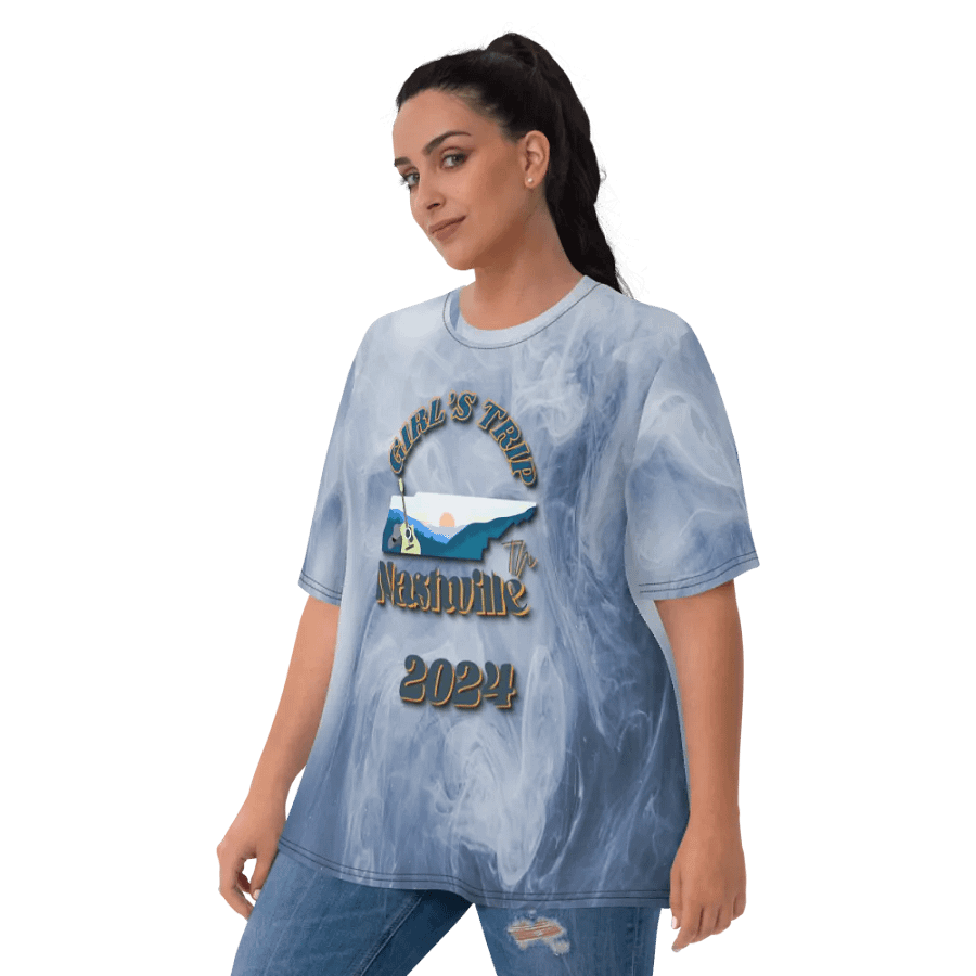 Girls Trip Nashville Tn 2024 All Over Print T-shirt product image (10)