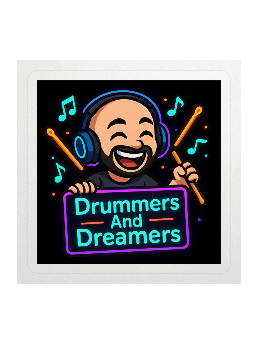 Drummers and Dreamers Sticker product image (1)