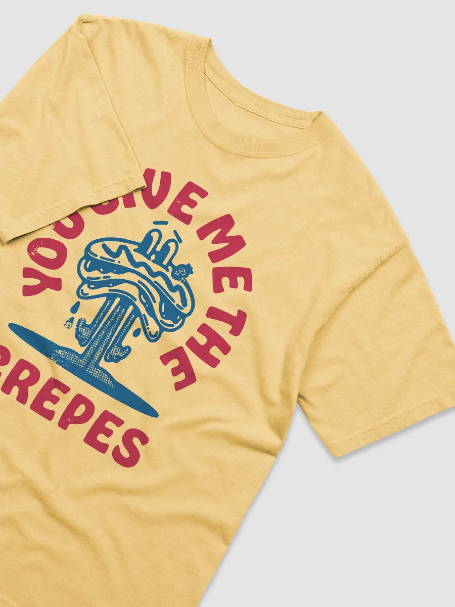 You Give Me the Crepes | Funny Retro-Style Hipster T-Shirt of a Crepe Mascot for Introverts and the Anti-Social product image (13)