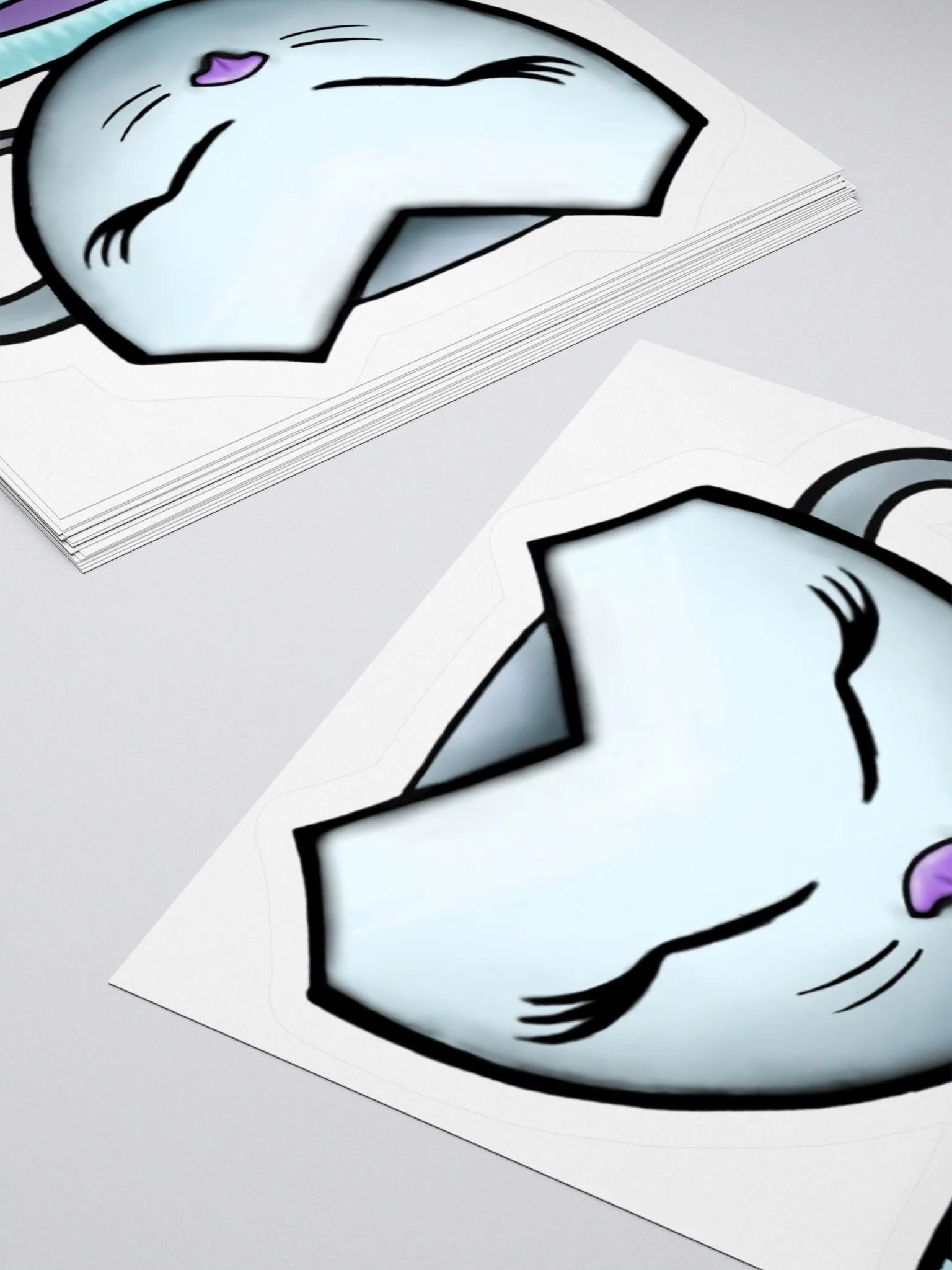 Cat Cup & Book | Sticker product image (4)