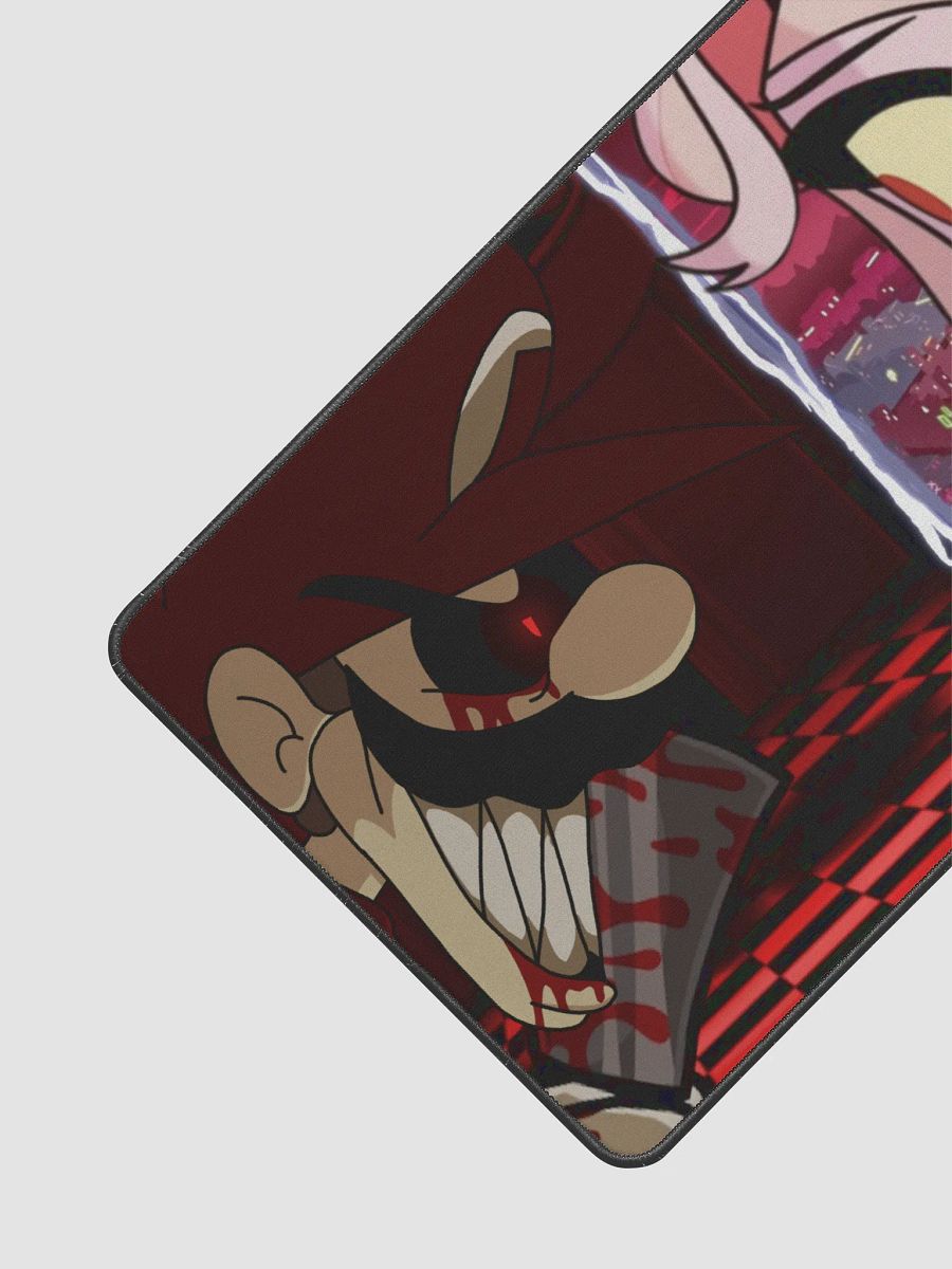 Mario's Madness X Hazbin Hotel: Desk Mat 12" x 22" product image (2)
