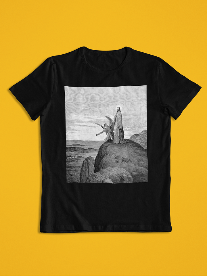 The Temptation of Jesus Gustave Dore Bible Illustration Unisex T-Shirt product image (1)