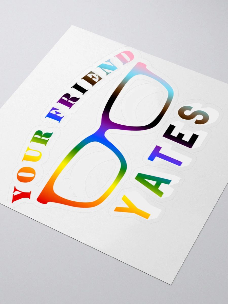 YourFriendYates Pride Logo Sticker product image (6)