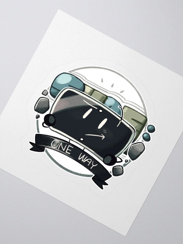 One Way Sticker product image (2)