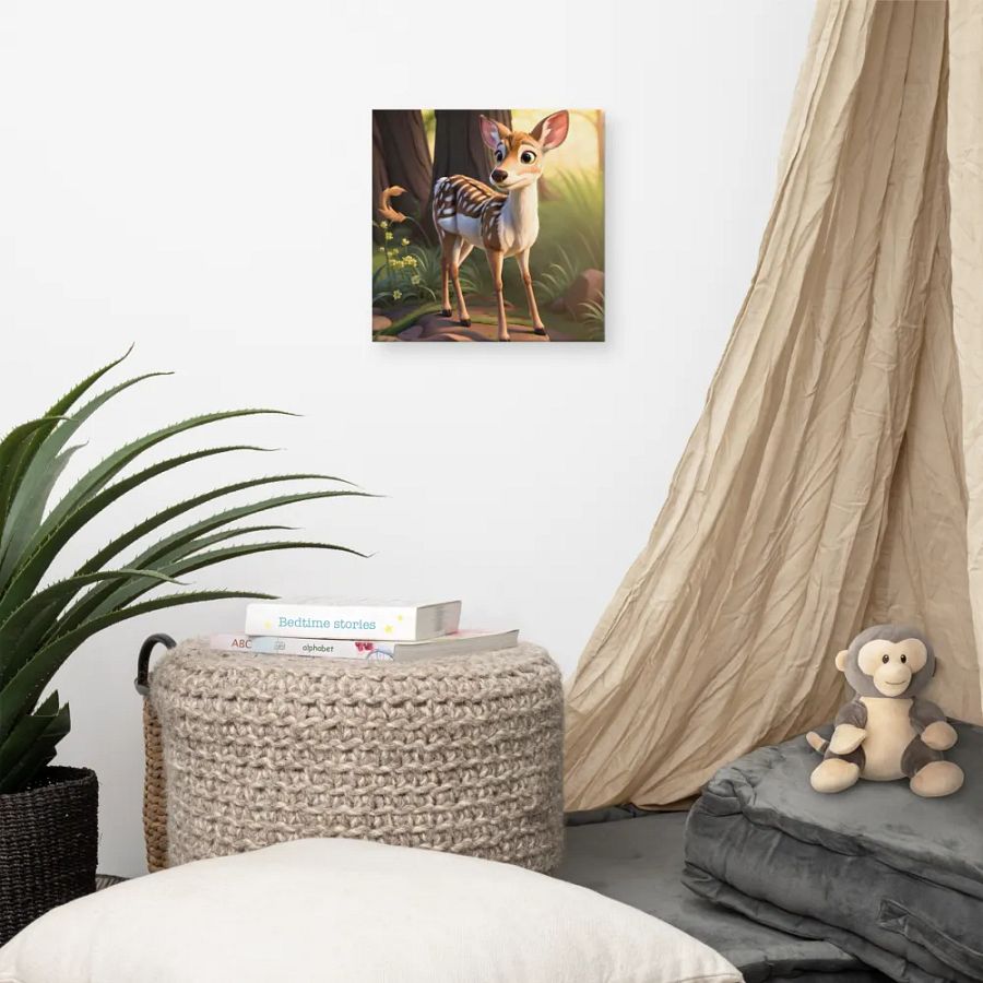Endangered Species - Mexico - White Tailed Deer Canvas Art product image (3)