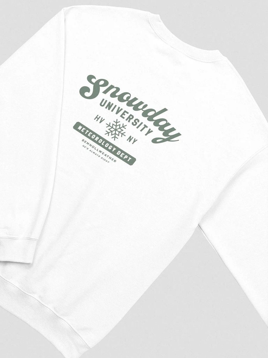 Snowday University crewneck - white product image (4)