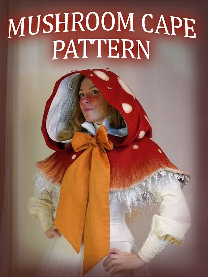 Mushroom Cape Sewing Pattern product image (1)