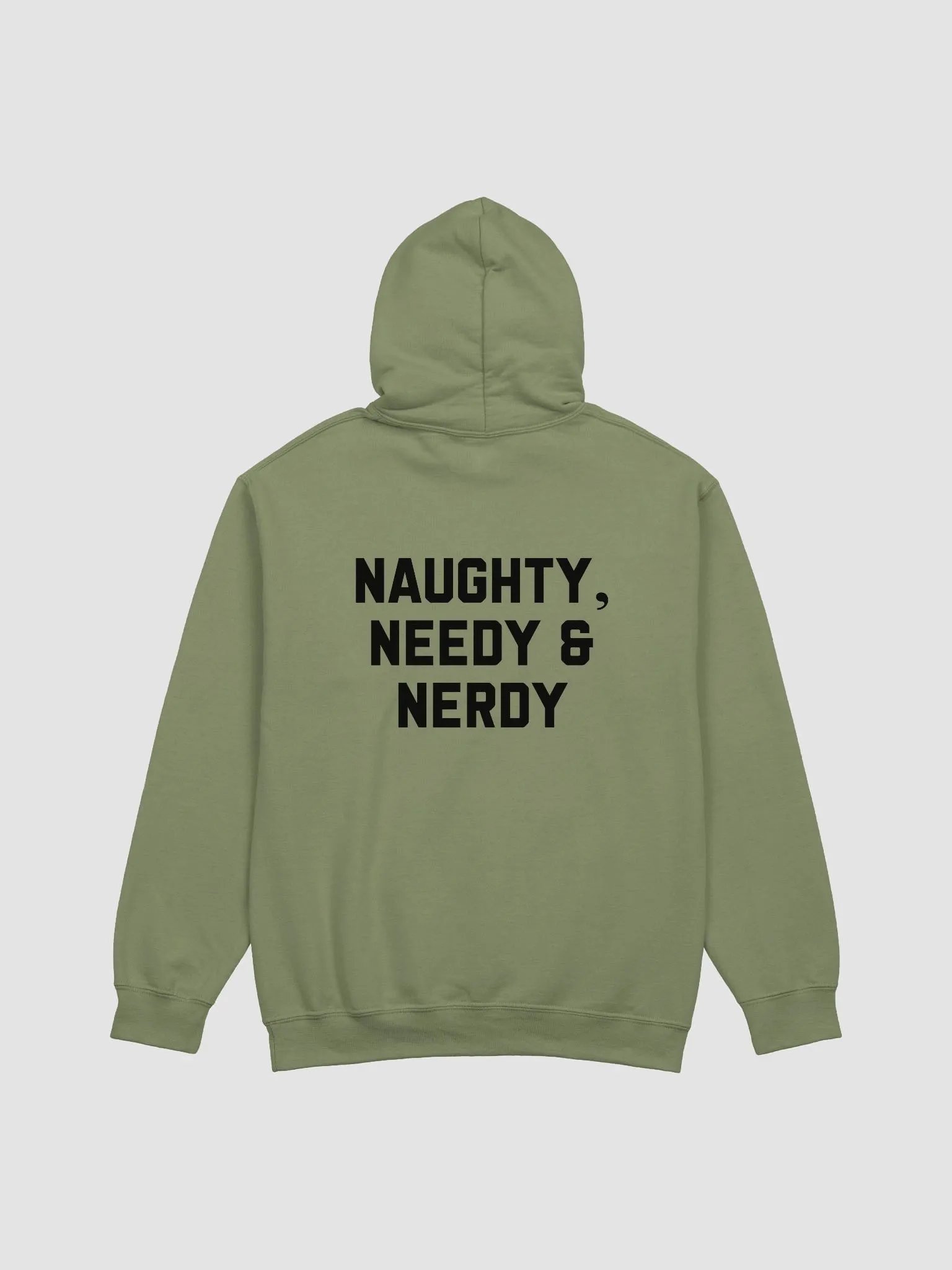 Naughty, Needy & Nerdy (BOLD Black) - Hoodie product image (15)