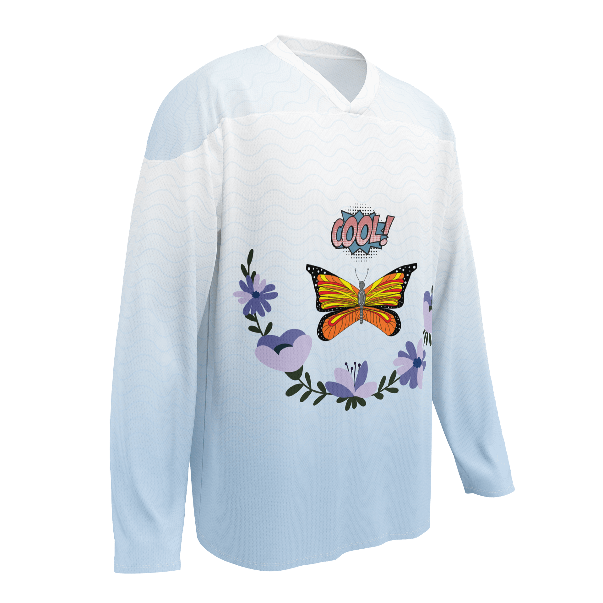 Butterfly Bliss All-Over Print Jersey product image (1)