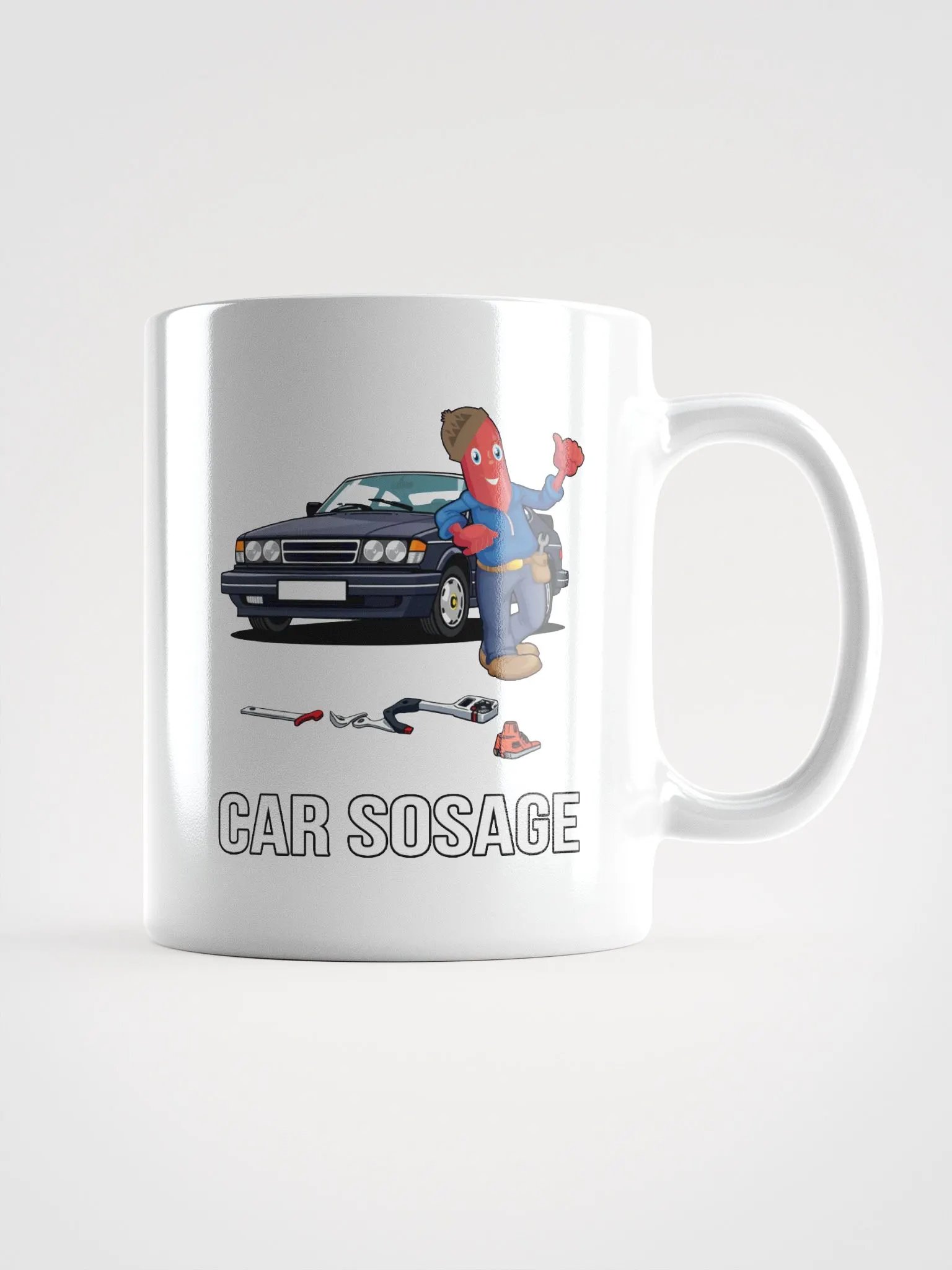 Car Sosage 1001 - White Glossy Mug product image (1)