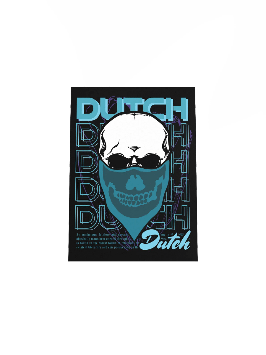 Dutch Bandana Skull Poster product image (1)