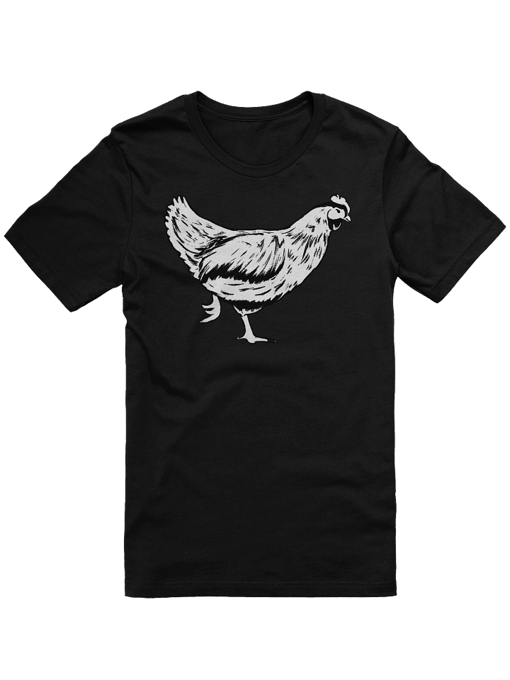 Minimalist Chicken Illustration T-Shirt product image (2)