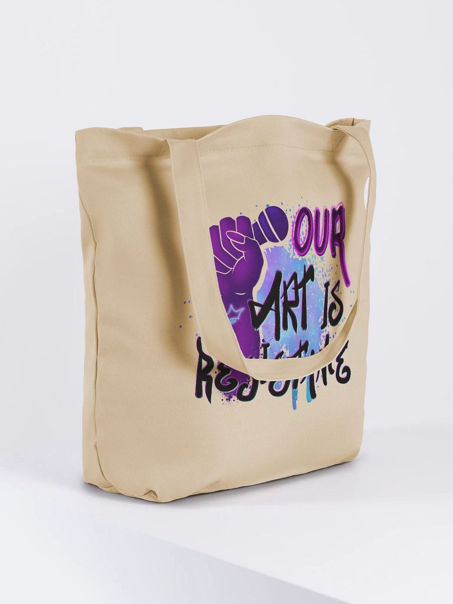 Our Art is Resistance Tote Bag product image (8)