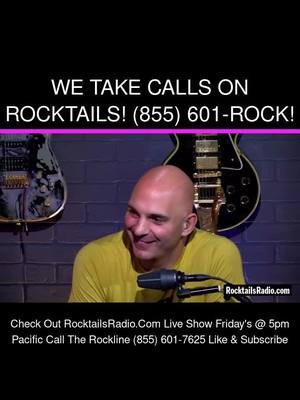 WE TAKE CALLS ON ROCKTAILS! (855) 601-ROCK!