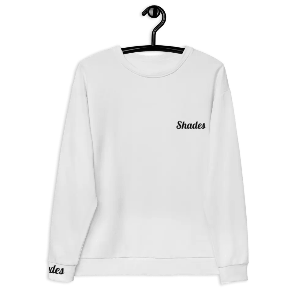 Shades Statement Sweatshirt (White) product image (10)