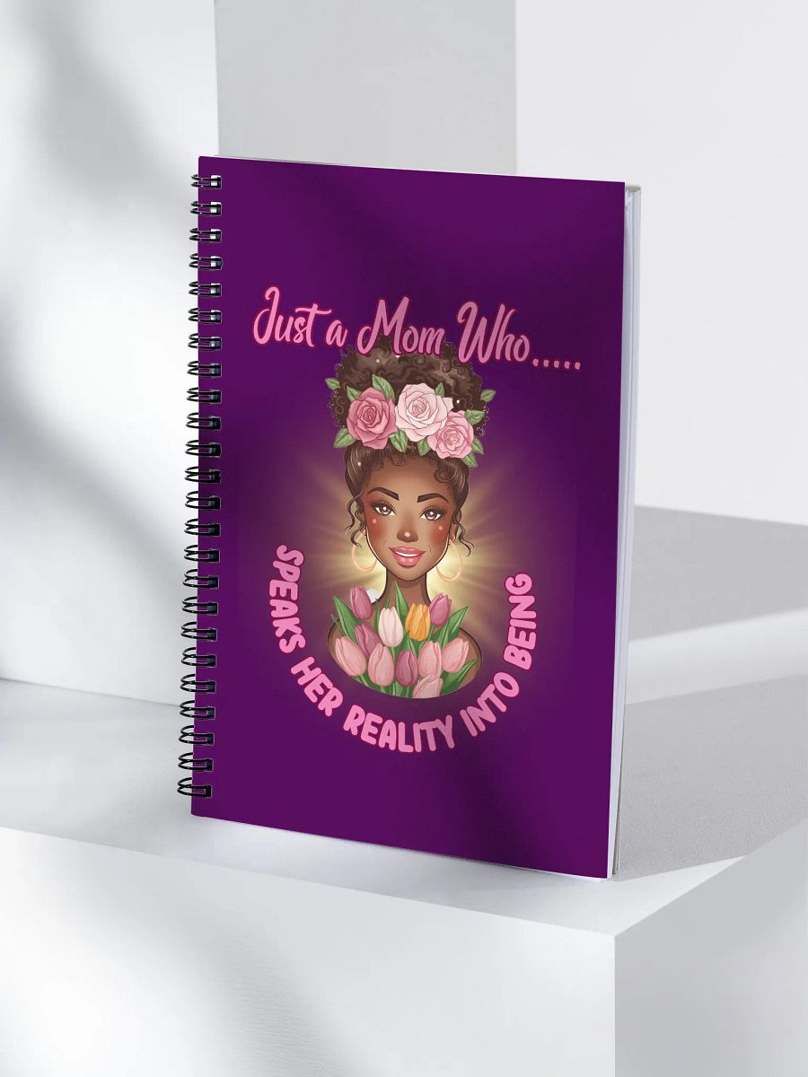 Floral Reality Spiral Notebook product image (4)