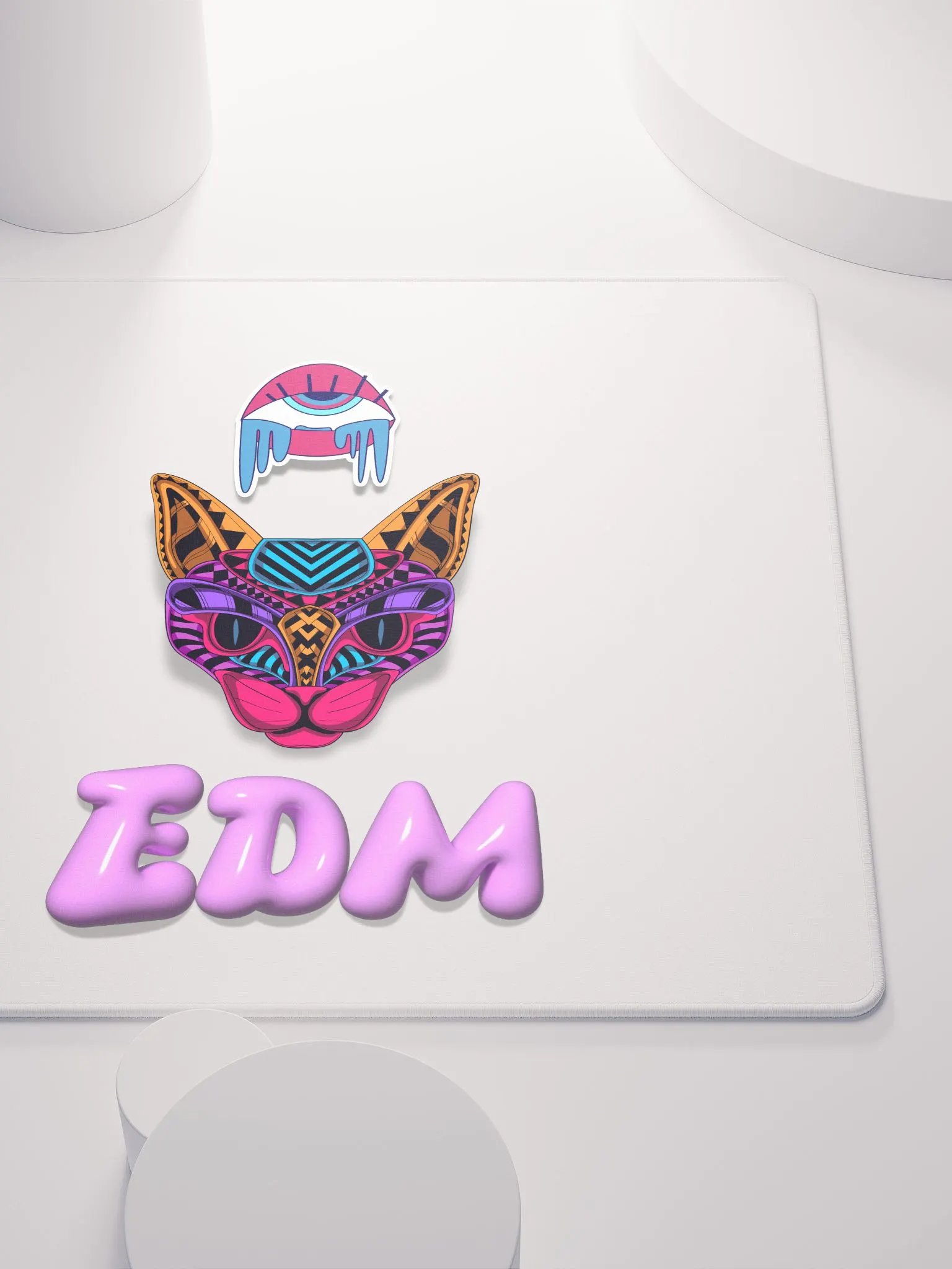 Eye <3 EDM Gaming Mouse Pad product image (9)