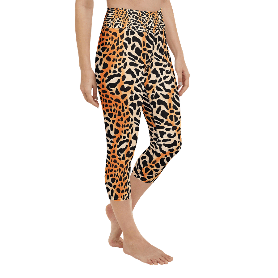 Orange Giraffe Capri Leggings product image (2)