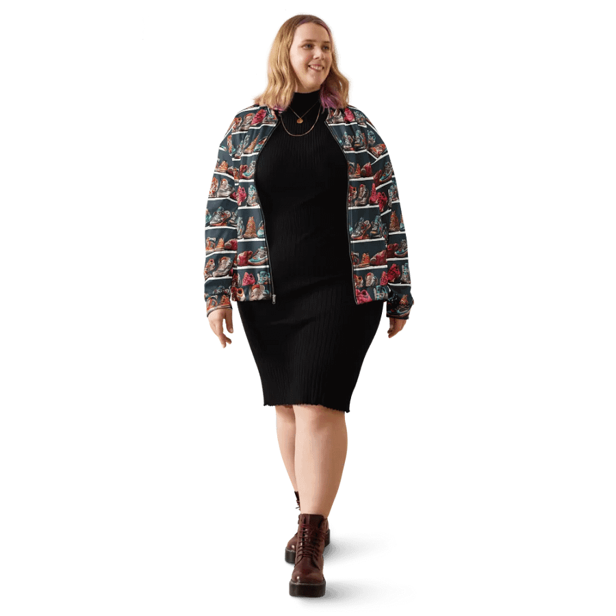 Sneakers Pattern All Over Print Jacket product image (3)