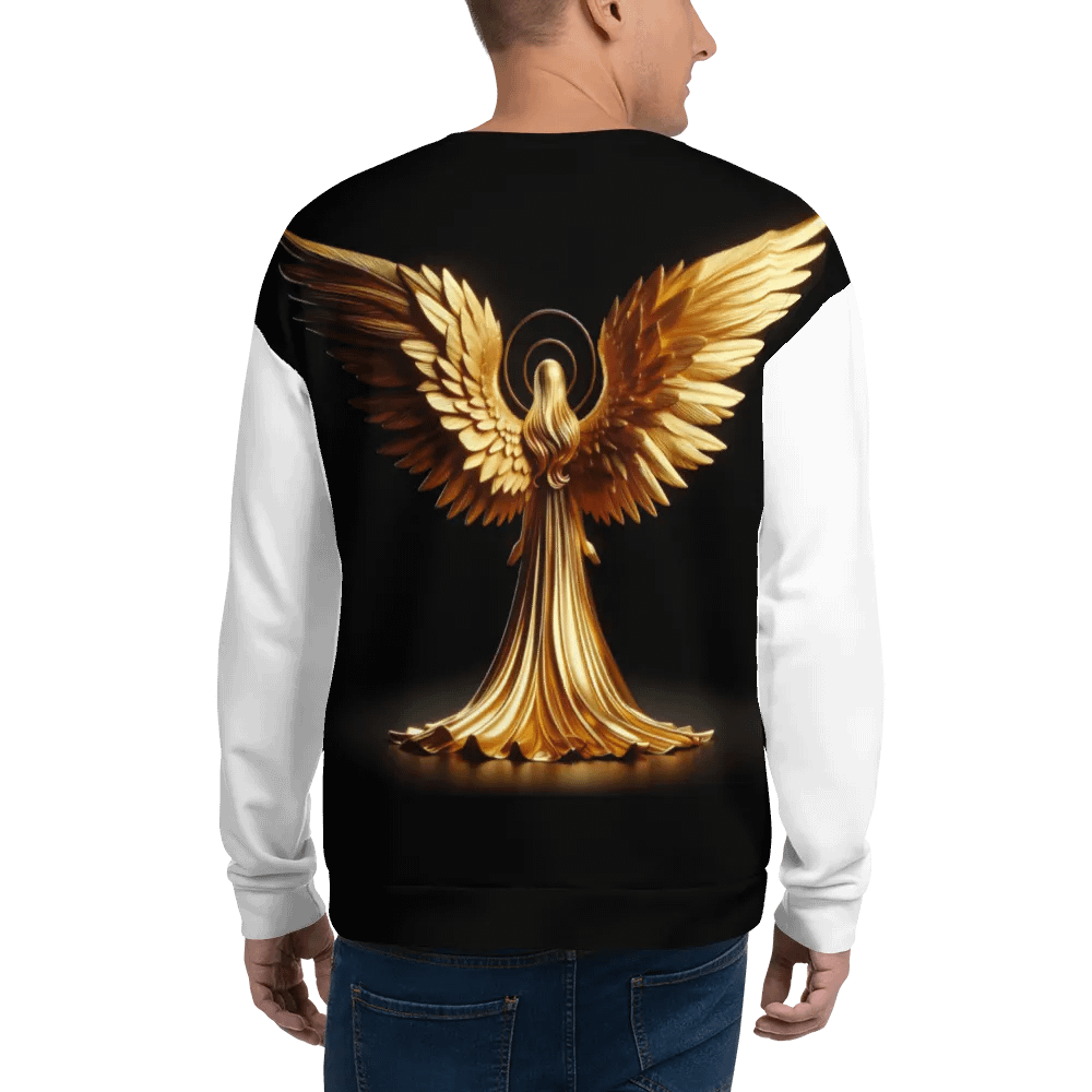 A Golden Angel and Cross - Unisex Sweatshirt #5 product image (4)