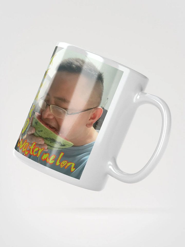 White Glossy Mug : watermelon reward product image (6)