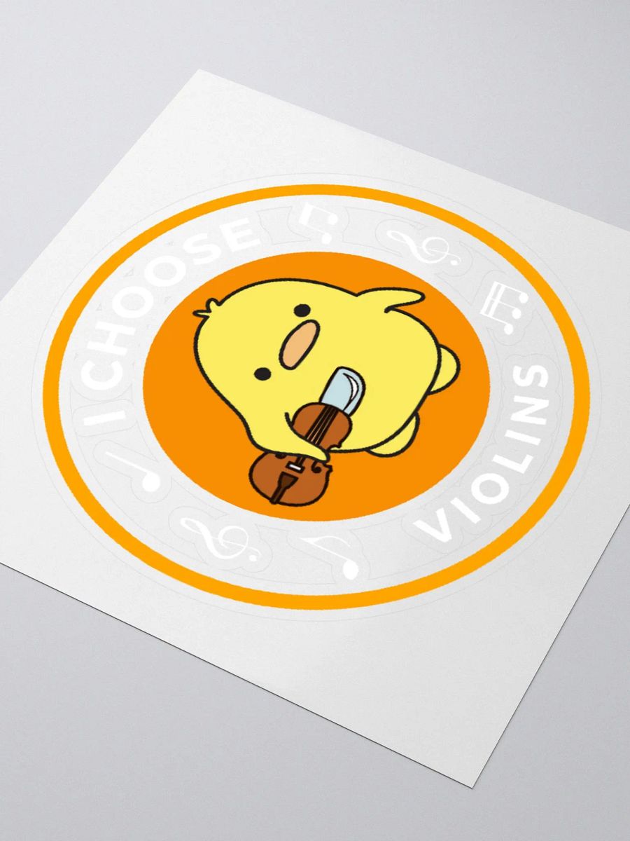 I choose violins Kiss Cut Stickers product image (3)
