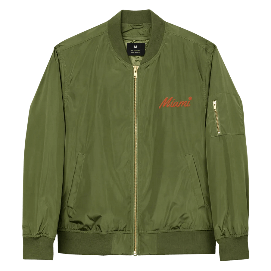 Threadfast Apparel Premium Bomber Jacket - Font Style (8) product image (4)