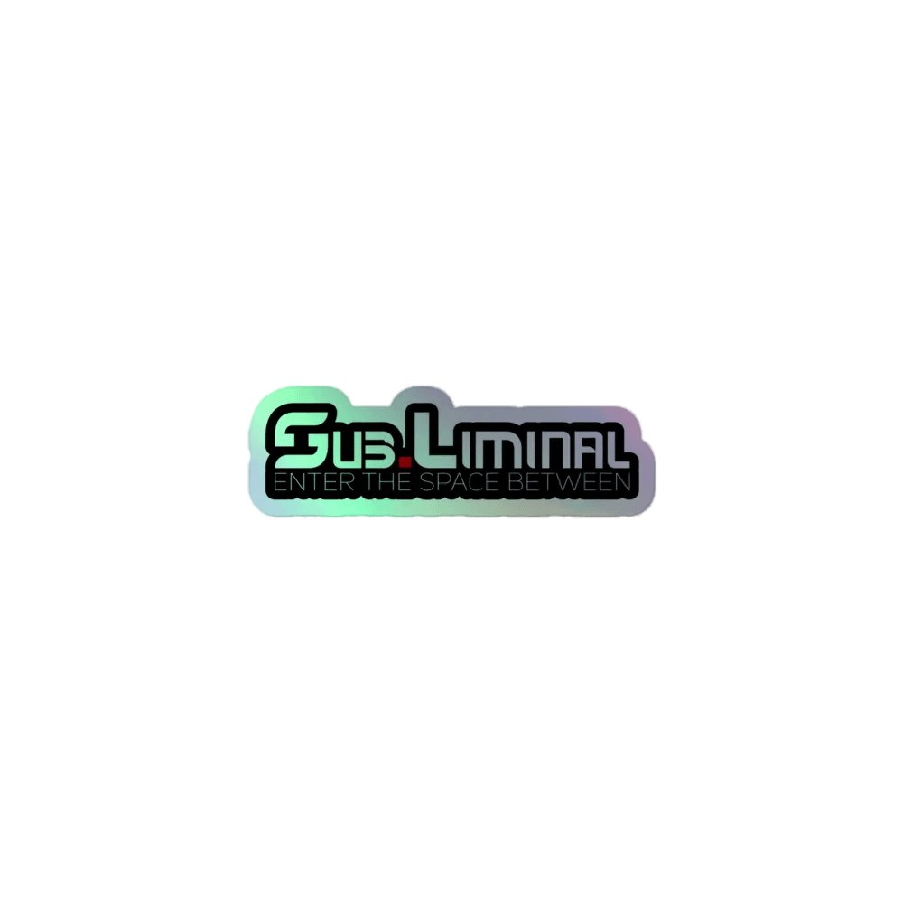 Holographic Sub.Liminal Logo Sticker product image (1)