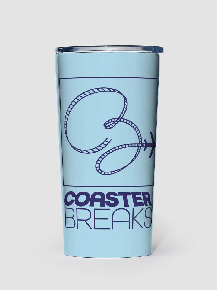 Stainless Steel Tumbler - Light Blue & Navy product image (1)